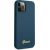 Guess GUHCP12LLSLMGBL Metal Logo Script Aizsargapvalks priekš iPhone 12 Pro Max 6,7" / zils Neoriģinālie Maciņi