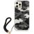 Guess GUHCP12LKSARBK Camo Collection Aizsargapvalks priekš iPhone 12 Pro Max 6.7" / melns Neoriģinālie Maciņi