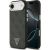 Guess 4G Triangle Logo MagSafe Case Aizsargapvalks priekš iPhone Air / melns sudrabs Neoriģinālie Maciņi