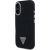 Case Guess Denim Triangle Logo MagSafe Aizsargapvalks priekš iPhone 16 / melns Neoriģinālie Maciņi