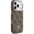 Case Guess 4G Triangle Logo MagSafe Aizsargapvalks priekš iPhone 17 Pro / brūns Neoriģinālie Maciņi