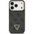 Guess 4G PU Triangle Logo & Stand Camera Magsafe Aizsargapvalks priekš iPhone 17 Pro / melns Neoriģinālie Maciņi