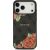 Guess 4G Flowers Print MagSafe Aizsargapvalks priekš iPhone 17 Pro / melns Neoriģinālie Maciņi