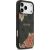 Guess 4G Flowers Print MagSafe Aizsargapvalks priekš iPhone 17 Pro / melns Neoriģinālie Maciņi