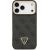 Case Guess 4G PU Triangle Logo & Stand Camera Magsafe Aizsargapvalks priekš iPhone 17 Pro Max / melns Neoriģinālie Maciņi