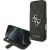 Guess Book 4G Metal Logo Case Aizsargapvalks priekš iPhone 17 Pro / melns Neoriģinālie Maciņi