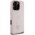 Case Guess Grained Hot Stamp Peony Triangle Logo MagSafe Aizsargapvalks priekš iPhone 16 Pro / rozā Neoriģinālie Maciņi