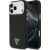 Guess Glitter Triangle Logo MagSafe Aizsargapvalks priekš iPhone 17 Pro Max / melns Neoriģinālie Maciņi