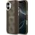 Guess 4G Stripe MagSafe Case Aizsargapvalks priekš iPhone 17 / brūns Neoriģinālie Maciņi