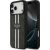 Guess 4G Printed Stripes MagSafe Case Aizsargapvalks priekš iPhone 17 Pro Max / melns Neoriģinālie Maciņi
