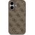 Guess 4G Classic Case Aizsargapvalks priekš iPhone 17 / brūns Neoriģinālie Maciņi
