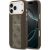 Guess 4G Stripe MagSafe Case Aizsargapvalks priekš iPhone 17 Pro Max / brūns Neoriģinālie Maciņi