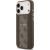 Guess 4G Stripe MagSafe Case Aizsargapvalks priekš iPhone 17 Pro Max / brūns Neoriģinālie Maciņi