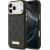 Guess 4G Logo Plate MagSafe Case Aizsargapvalks priekš iPhone 17 Pro Max / melns Neoriģinālie Maciņi