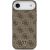 Case Guess 4G Triangle Logo MagSafe Aizsargapvalks priekš iPhone Air / brūns Neoriģinālie Maciņi