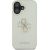 Guess Grained Big 4G Logo Small Classic Logo Case Aizsargapvalks priekš iPhone 16 / zaļš Neoriģinālie Maciņi