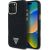 Case Guess Denim Triangle Logo MagSafe Aizsargapvalks priekš iPhone 16 Pro Max / melns Neoriģinālie Maciņi