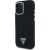 Case Guess Denim Triangle Logo MagSafe Aizsargapvalks priekš iPhone 16 Pro Max / melns Neoriģinālie Maciņi