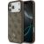 Guess 4G Small Classic Logo MagSafe Case Aizsargapvalks priekš iPhone 17 Pro Max / brūns Neoriģinālie Maciņi