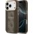 Guess 4G Stripe MagSafe Case Aizsargapvalks priekš iPhone 17 Pro / brūns Neoriģinālie Maciņi