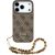 Guess 4G Strap Triangle Logo MagSafe Aizsargapvalks priekš iPhone 17 Pro / brūns Neoriģinālie Maciņi