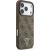 Guess 4G Strap Triangle Logo MagSafe Aizsargapvalks priekš iPhone 17 Pro / brūns Neoriģinālie Maciņi