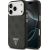 Guess 4G Triangle Logo MagSafe Case Aizsargapvalks priekš iPhone 17 Pro / melns sudrabs Neoriģinālie Maciņi