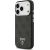 Guess 4G Triangle Logo MagSafe Case Aizsargapvalks priekš iPhone 17 Pro / melns sudrabs Neoriģinālie Maciņi
