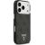 Guess 4G Triangle Logo MagSafe Case Aizsargapvalks priekš iPhone 17 Pro / melns sudrabs Neoriģinālie Maciņi