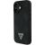 Case Guess Grained Hot Stamp Peony Triangle Logo MagSafe Aizsargapvalks priekš iPhone 16 / melns Neoriģinālie Maciņi