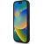 Case Guess Grained Hot Stamp Peony Triangle Logo MagSafe Aizsargapvalks priekš iPhone 16 / melns Neoriģinālie Maciņi