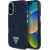 Case Guess Denim Triangle Logo MagSafe Aizsargapvalks priekš iPhone 16 / zils Neoriģinālie Maciņi