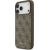 Guess 4G Classic Case Aizsargapvalks priekš iPhone 17 Pro Max / brūns Neoriģinālie Maciņi