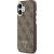 Case Guess 4G Triangle Logo MagSafe Aizsargapvalks priekš iPhone 17 / brūns Neoriģinālie Maciņi