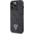 Guess GUHCP13LP4TDSCPK Crossbody 4G Metal Logo Aizsargapvalks priekš iPhone 13 Pro / 13 6.1" / melns Neoriģinālie Maciņi