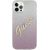 Guess GUHCP12LPCUGLSPI Glitter Gradient Script Защитный чехол для iPhone 12 Pro Max 6,7" / розовый Чехлы - альтернативные
