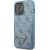 Guess GUHCP13LP4TPB Hardcase 4G Triangle Logo Cardslot Aizsargapvalks priekš iPhone 13 Pro / 13 6,1" / zils Neoriģinālie Maciņi