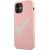 Guess GUHCP12SLSVSPG Silicone Vintage Hardcase Aizsargapvalks priekš iPhone 12 mini 5,4" / zaļi rozā Neoriģinālie Maciņi