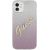 Guess GUHCP12SPCUGLSPI Glitter Gradient Script Защитный чехол для iPhone 12 mini 5,4" / розовый Чехлы - альтернативные