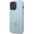 Guess GUHCP13LPS4MB Hardcase Saffiano 4G Small Metal Logo Aizsargapvalks priekš iPhone 13 Pro / 13 6,1" / zils Neoriģinālie Maciņi