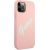 Guess GUHCP12MLSVSPG Silicone Vintage Aizsargapvalks priekš iPhone 12/12 Pro 6,1" / zaļi rozā Neoriģinālie Maciņi