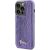 Guess GUHCP13LPSFDGSU Sequin Script Metal Aizsargapvalks priekš iPhone 13 Pro/13 6.1" / violets Neoriģinālie Maciņi