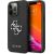 Guess GUHCP13LSA4GSBK Saffiano 4G Metal Logo Aizsargapvalks priekš iPhone 13 Pro/13 6,1" / melns Neoriģinālie Maciņi