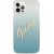Guess GUHCP12MPCUGLSBL Glitter Gradient Script Защитный чехол для iPhone 12/12 Pro 6,1" / синий Чехлы - альтернативные