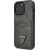Guess GUHCP13LP4TPK Hardcase 4G Triangle Logo Cardslot Aizsargapvalks priekš iPhone 13 Pro / 13 6,1" / melns Neoriģinālie Maciņi