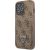 Guess GUHCP13LP4TPW Hardcase 4G Triangle Logo Cardslot Aizsargapvalks priekš iPhone 13 Pro / 13 6,1" / brūns Neoriģinālie Maciņi