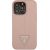 Guess GUHCP13LPSATLP Saffiano Triangle Logo Aizsargapvalks priekš iPhone 13 Pro / 13 6,1" / rozā Neoriģinālie Maciņi
