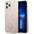 Guess GUHCP13LP4TPP hardcase 4G Triangle Logo Cardslot Aizsargapvalks priekš iPhone 13 Pro / 13 6,1" / rozā Neoriģinālie Maciņi