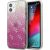 Guess GUHCP12SPCU4GGPI Hardcase 4G Gradient Aizsargapvalks priekš iPhone 12 mini 5,4" / rozā Neoriģinālie Maciņi