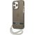 Guess GUHCP13LHTSGSK Hardcase Translucent Stap Aizsargapvalks priekš iPhone 13 Pro / 13 6,1" / melns Neoriģinālie Maciņi